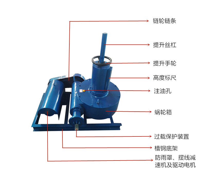 刮泥機(jī)減速機(jī)組裝結(jié)構(gòu)圖